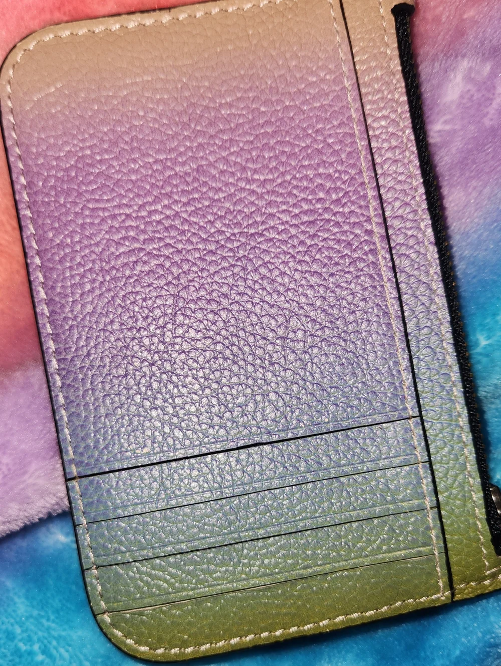 Coach Ombre Rainbow Purse, Strap, Feather, Wristlet, And Coin Case Set